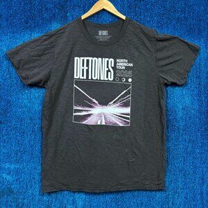 Deftones 2025 North American Tour Dates Shoegaze Band Tee XL